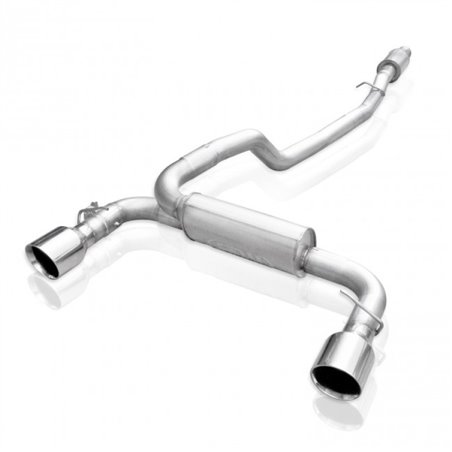 Stainless Works 2016-18 Ford Focus RS 3in Catback Vintage Round Muffler 5in Tips