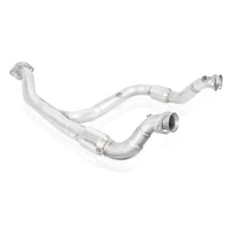 Stainless Works 15-18 F-150 3.5L Downpipe 3in High-Flow Cats Y-Pipe Factory Connection