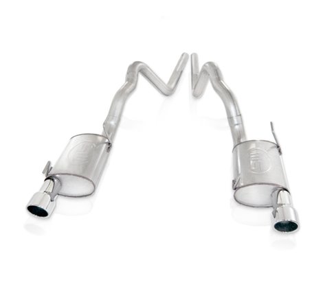 Stainless Works 2007-10 Shelby GT500 3in Catback X-Pipe Chambered Mufflers