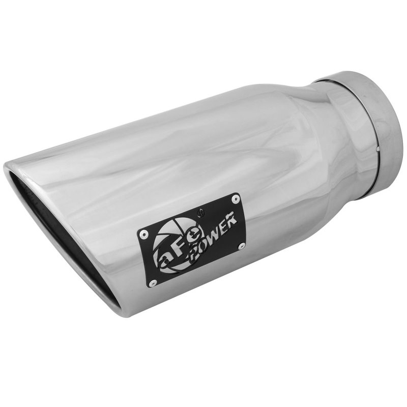 aFe MACH Force-Xp 5in Inlet x 7in Outlet x 15in length 304 Stainless Steel Exhaust Tip