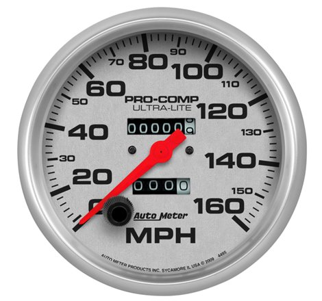 Autometer Speedometer 5in - 160 MPH Mechanical Ultra- Lite