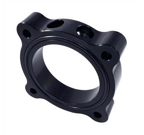 Torque Solution Throttle Body Spacer 2015 Ford Mustang Ecoboost - Black