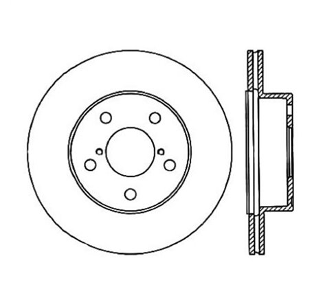 StopTech Power Slot 05-07 STi Rear Left Slotted Rotor