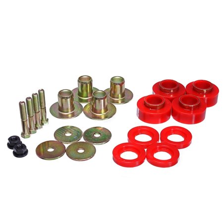 Energy Suspension 68-72 Chevrolet Chevelle Red Body Mount Set