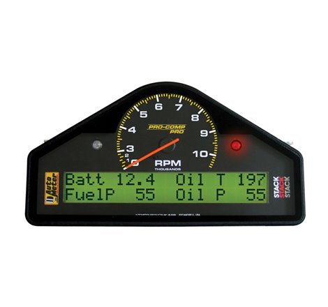 Autometer Pro-Comp Race Dash Display 0-3-10.5K RPM / MPH / FUELP / OILP / OILT / WTMP / VOLT