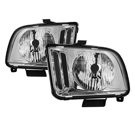 xTune Ford Mustang 05-09 Halogen OEM Style Headlight (Non HID) OEM Chrome HD-JH-FM05-C