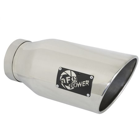 aFe MACHForce-Xp 5in Inlet x 7in Outlet x 15in length 409 Stainless Steel Exhaust Tip