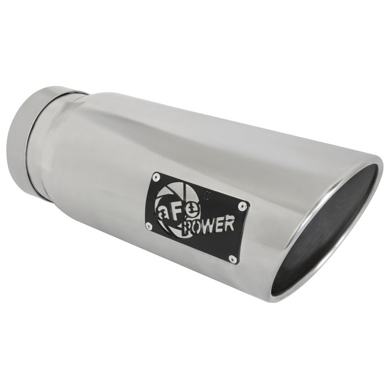 aFe MACHForce-Xp 5in Inlet x 6in Outlet x 15in length Polished Exhaust Tip