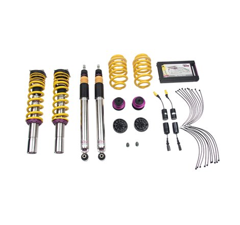 KW Coilover Kit V3 2017+ Audi A4 (B9) Sedan 2wd w/ Electronic Dampers