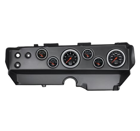 Autometer Sport-Comp 70-74 E-Body/Cuda/Challenger Dash Kit 6pc Tach / MPH / Fuel / Oil / WTMP / Volt