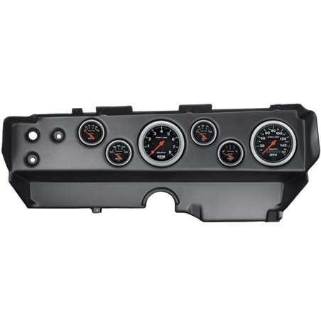 Autometer Sport-Comp 70-74 E-Body/Cuda/Challenger Dash Kit 6pc Tach / MPH / Fuel / Oil / WTMP / Volt