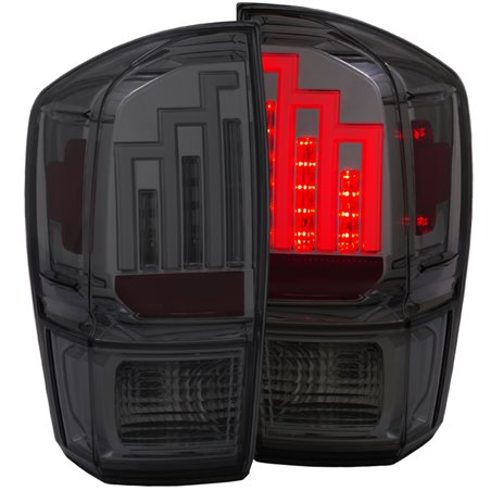 ANZO 2016-2017 Toyota Tacoma LED Taillights Smoke