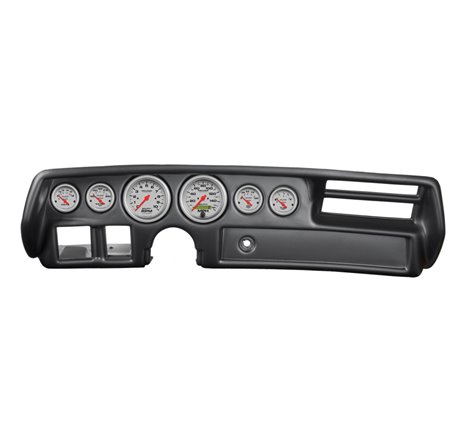 Autometer Ultra-Lite 70-72 Chevelle/ El Camino/ Malibu Dash Kit 6pc Tach/ MPH/ Fuel/ Oil/ WTMP/ Volt