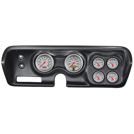 Autometer Ultra-Lite Kit 71-74 Charger/ GTX/ Road Runner Dash Kit 6pc Tach/MPH/Fuel/Oil/WTMP/Volt