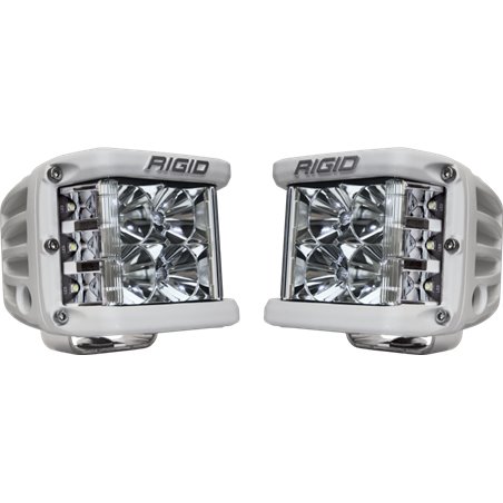 Rigid Industries D-SS - Flood - Set of 2 - White Housing