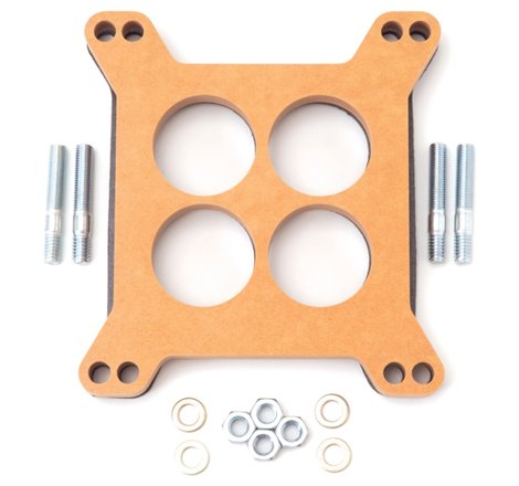 Edelbrock Spacer Carburetor 1/2In Wood Fiber Laminate Four-Hole