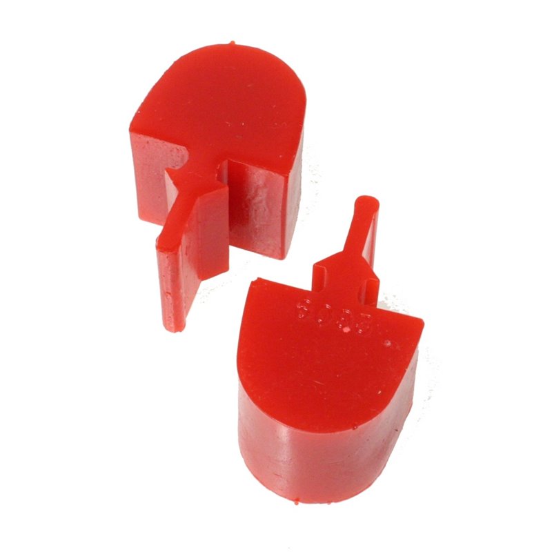 Energy Suspension GM Pull Thru Style Red Bump Stop Set