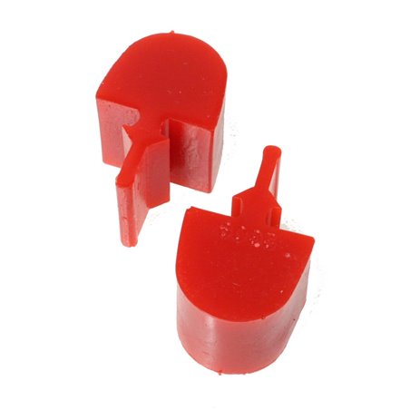 Energy Suspension GM Pull Thru Style Red Bump Stop Set