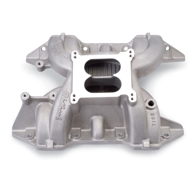 Edelbrock Perf RPM 440 Polished Manifold