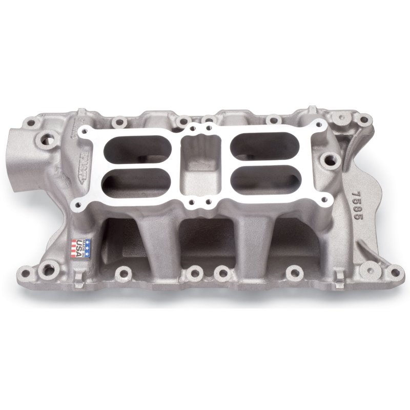 Edelbrock Ford 351 W Dual Quad Air Gap Manifold