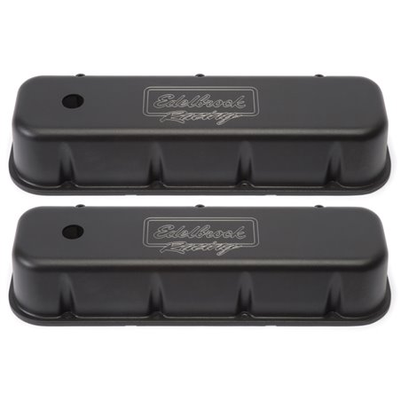 Edelbrock Valve Cover Victor Series Chevrolet 1965 and Later 396-502 V8 Tall Black