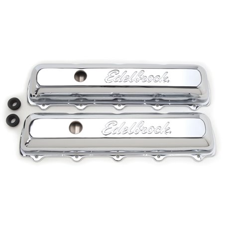 Edelbrock Valve Cover Signature Series Oldsmobile 350-455 CI V8 Chrome