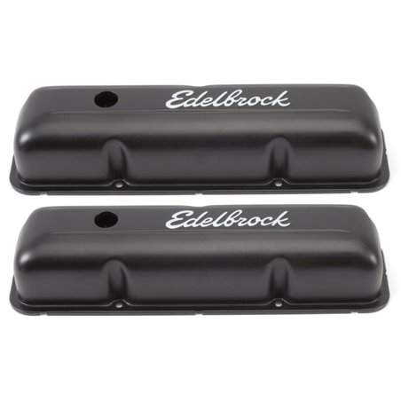 Edelbrock Valve Cover Signature Series Ford 1958-1976 FE V8 Black