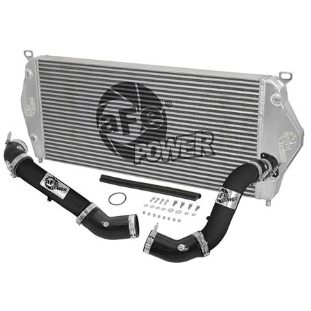 aFe BladeRunner Intercooler w/ Black Tubes 16-17 Nissan Titan XD V8 5.0L (td)