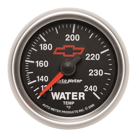 Autometer Sport-Comp II 2-1/16in 120-240 Deg Mechanical Water Temp Gauge - Bowtie Black