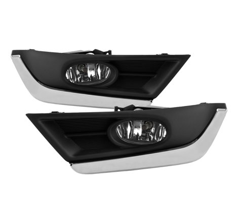 Spyder 17-18 Honda CRV OEM Chrome Trim Fog Lights w/Switch & Cover - Clear (FL-HCRV2017-C)