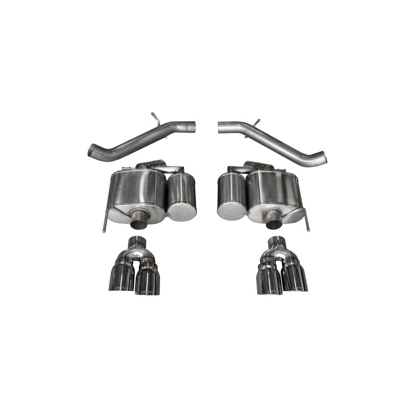 Corsa 16-18 Cadillac ATS-V 3.6T 4in Polished Sport Axle-Back Exhaust