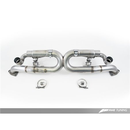 AWE Tuning Porsche 991 SwitchPath Exhaust for PSE Cars Diamond Black Tips