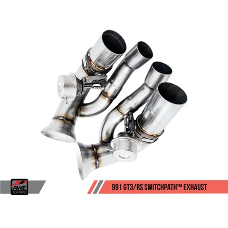 AWE Tuning Porsche 991 GT3 / RS SwitchPath Conversion Kit (Requires AWE Tuning Center Muffler)