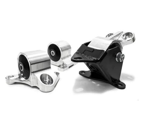 Innovative 96-00 Civic B/D Series Black Aluminum Mounts Solid Bushings (2 Bolt)