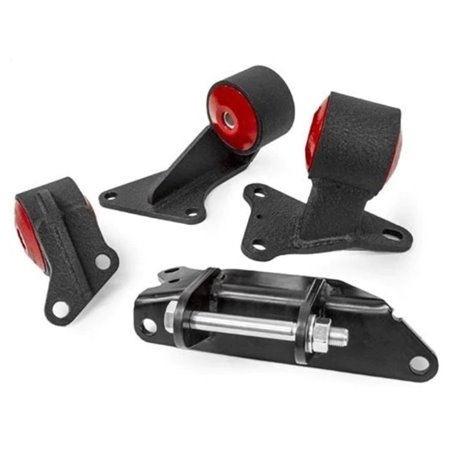 Innovative 86-89 Accord B-Series Black Steel Mounts 75A Bushings