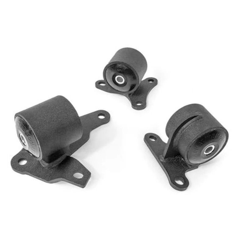 Innovative 90-93 Accord H/F Series Black Steel Mounts 75A Bushings