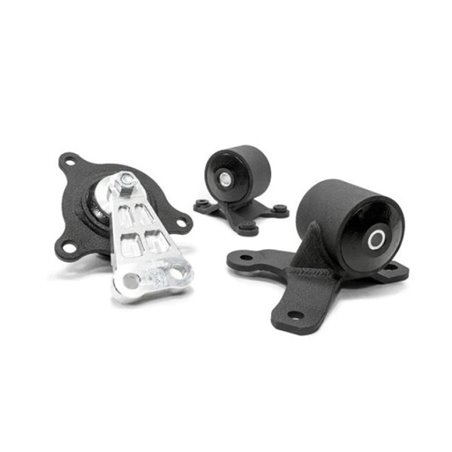 Innovative 02-05 Civic K-Series Black Steel Mounts 95A Bushings (Not K24 Trans)