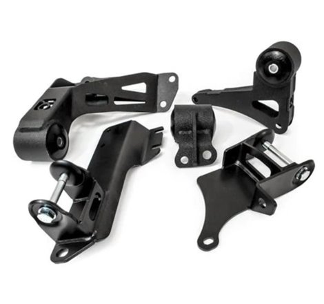 Innovative 90-93 Integra K-Series Black Steel Mounts 95A Bushings (Not K24 Trans)