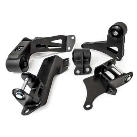 Innovative 90-93 Integra K-Series Black Steel Mounts 95A Bushings (Not K24 Trans)