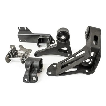 Innovative 90-93 Integra K-Series Black Steel Mounts 95A Bushings (Not K24 Trans)