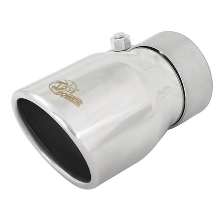 aFe MACH Force-Xp 2.5in Inlet x 3-1/2in Outlet x 6in Length 2.5in 304 Stainless Steel Exhaust Tip