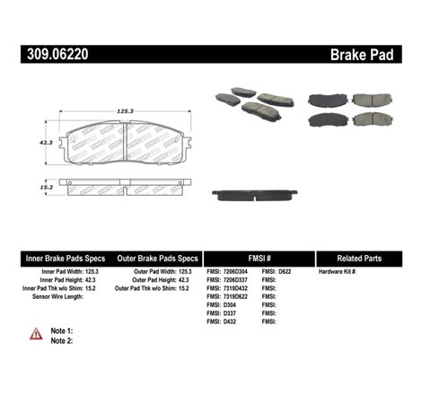 StopTech Performance 87-92 MK3 Supra Rear Brake Pads