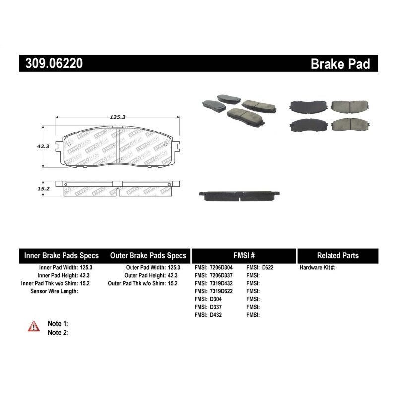 StopTech Performance 87-92 MK3 Supra Rear Brake Pads