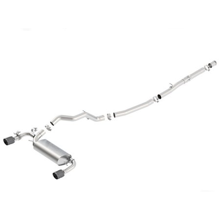 Borla 16-17 Focus RS Turbocharged 2.3L Single Split Exit ATAK Catback Exhaust