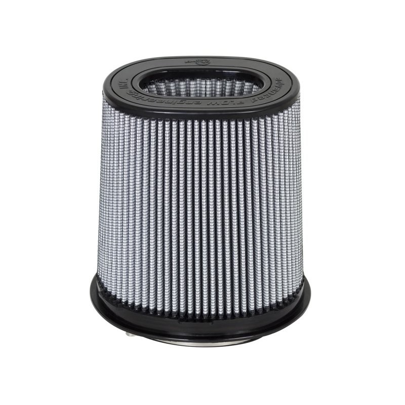 aFe Magnum FLOW Pro DRY S Air Filter 6.75x4.75 Flange 8.25x6.25 Base (Mt2) 7.25x5 Top 8.5 Height