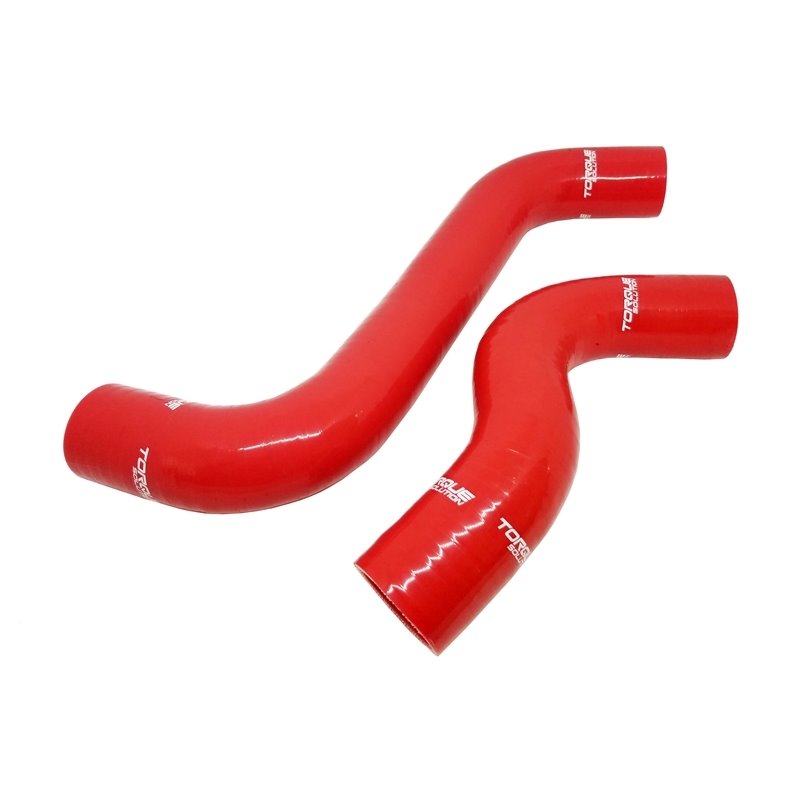 Torque Solution 2015+ Subaru WRX / 2014+ Forester XT Silicone Radiator Hose Kit - Red