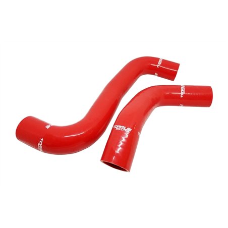 Torque Solution 08-14 Subaru WRX / 08-18 STI / 09-13 Forester XT Silicone Radiator Hose Kit - Red