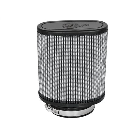 aFe Magnum FLOW Pro DRY S Universal Air Filter 3.5in Flange 5.75x5in Base 6x2.75in Top 6.5in Height