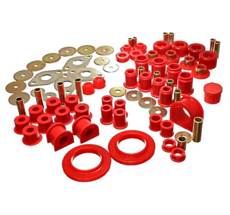 Energy Suspension 01-04 Toyota Tacoma Red Hyper-Flex Master Bushing Set