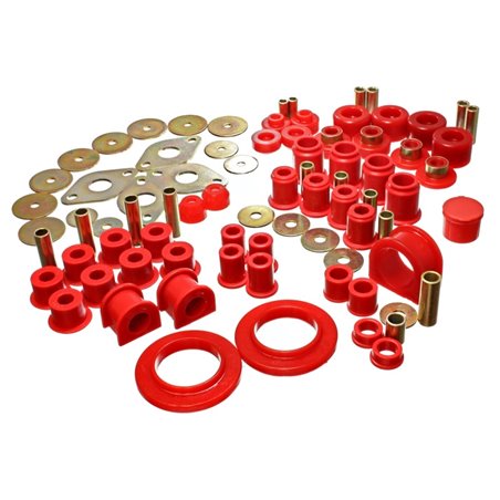 Energy Suspension 01-04 Toyota Tacoma Red Hyper-Flex Master Bushing Set